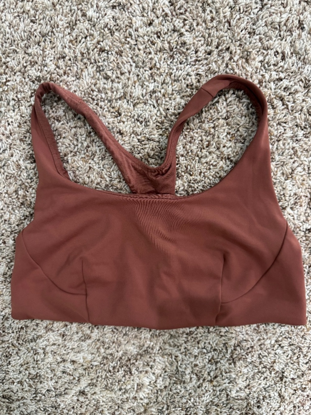 Lululemon Wunder Train Bra size 10 C/D Dark Terracotta
